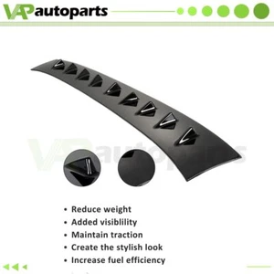 For 02-07 Subaru Impreza Glossy Black ABS Sports Shark Fin Spoiler Wing - Picture 1 of 8