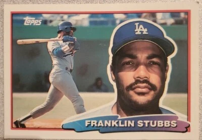 1988 Topps Big #112 FRANKLIN STUBBS Los Angeles Dodgers - Image 1 of 2