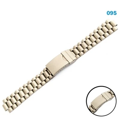 VINTAGE SWISS MADE, CINTURINO OROLOGIO ACCIAIO INOSSIDABILE, misura argento 1... - Immagine 1 di 4