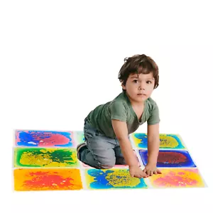 Azulejos de piso líquido sensorial 50 por 50 cm, disponibles por separado o en conjunto de 4 - Imagen 1 de 73