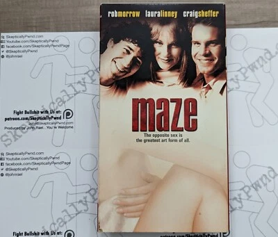 Maze (VHS, 2002) + Digital COPY Rob Morrow Laura Linney Nude Tasteful - Image 1 of 4