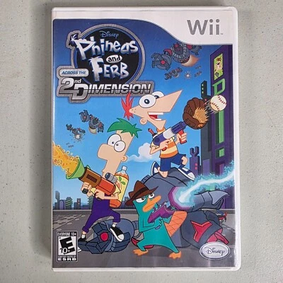Phineas and Ferb Across the 2nd Dimension Juego Nintendo Wii 2011 Completo Foto 1 de 4