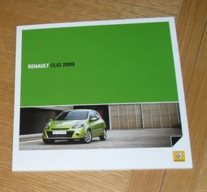 Renault Clio Brochure 2009 1.2 1.6 1.5 dCi Initiale GT Dynamique Extreme Tom Tom - Picture 1 of 1
