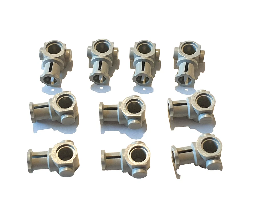 10x Lego Technic Verbinder Achse Pin #3651  hell Grau - Bild 1 von 1