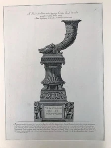 Piranesi, Roman monument at  Via Appia  .Original etching.Paris 1800-1806 - Imagen 1 de 1