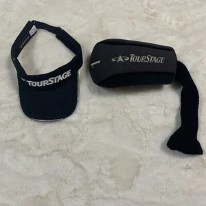 Bridgestone Tour Stage Golf Visor With Driver Head Cover. - Picture 1 of 9