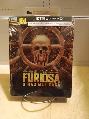 NEW Furiosa A Mad Max Saga 4K SteelBook UHD Blu-ray [2024] No Dent - ShipNextDay - Image 1 of 4