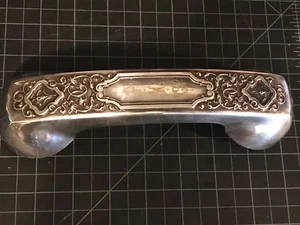 Vintage Gorham Silverplate Phone Handset Cover, Monogrammed - Picture 1 of 9