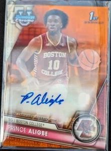 2023-24 Bowman U Prince Aligbe 1st Bowman Auto 17/25 Boston College  - Bild 1 von 2