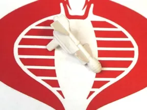 Alien Visitors Robo Fighter Weapon White GUN Original Figure Accessory - Picture 1 of 1