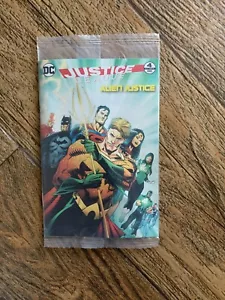 DC Comic Justice League Alien Justice General Mills Number 4 - Picture 1 of 3