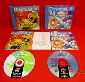 Disney's Dinosaur & Buzz Lightyear of Star Command & Manuals Dreamcast Games -A1 - Picture 1 of 10