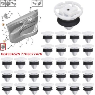 20x PARA PEUGEOT 208 308 508 INTERIOR PUERTA MOLDURA PANEL TARJETA RETENEDOR CLIPS 1007928 Foto 1 de 4