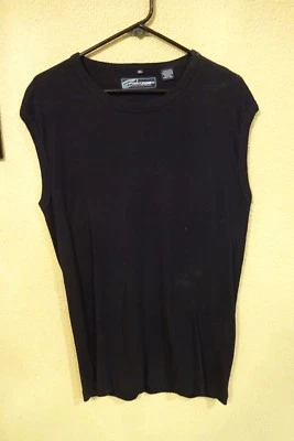 Chaleco negro Point Zero 100 % algodón para hombre talla XLarge Foto 1 de 3