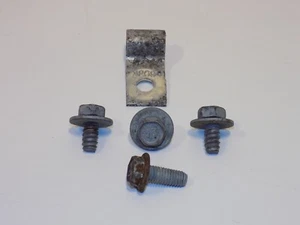 Anti Lock Brake ABS Speed Sensor Hold Down w/ Bolts 1995 OEM REAR C4 Corvette - Picture 1 of 10
