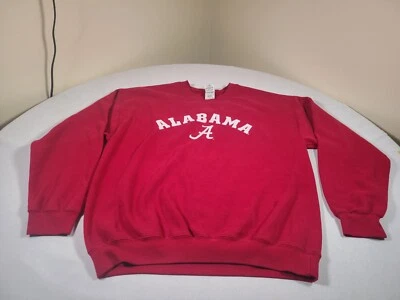 Vintage Alabama Crimson Tide Sweatshirt mens Large Red ROLL TIDE College - Image 1 of 4