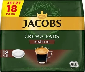JACOBS Kronung Crema STRONG SENSEO Coffee PADS -18 pads- FREE SHIPPING - Picture 1 of 1