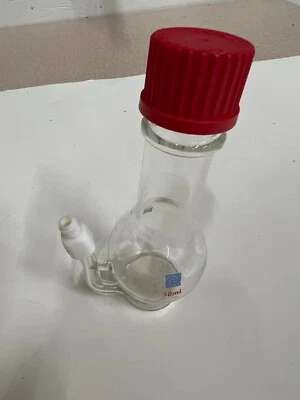 Schott Distilling Flask 50 mL with Coarse Filter - Image 1 of 3