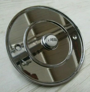 DOOR BELL PUSH vintage Victorian Antique Hard wired Front Back Door Chime Press - Picture 1 of 26