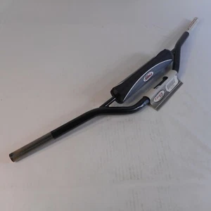 Tusk Black Carbon Steel Handle Bars Black Kawasaki Bend - Picture 1 of 5
