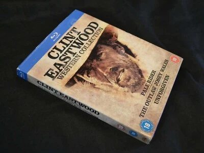 Blu Ray Clint Eastwood Western Collection Pale Rider Josey Wales Unforgiven - Image 1 of 4