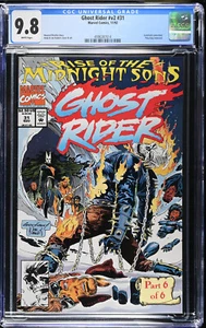 Ghost Rider 31 CGC 9.8 NM/M Midnight Sons Marvel 1992 - Picture 1 of 2