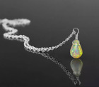 Wholesale 3 pcs Dainty Ethiopian Opal Necklace on 925 Silver