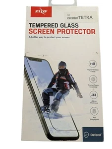 L1. Zizo Tempered Glass Screen Protector In Clear For an Alcotel Tetra - Picture 1 of 2