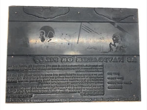 Vintage Briefdruck Druckblock US Air Force Aviation Kadettenprogramm 7 x 10 - Bild 1 von 16