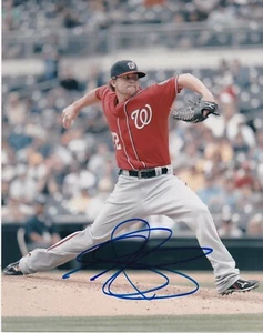 DREW STOREN  WASHINGTON NATIONALS   ACTION SIGNED 8x10 - Picture 1 of 1