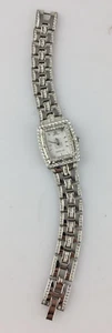 Watch JLO by Jennifer Lopez Quartz Women's Shape Tonneau Rhinestone 24 MM Used - Picture 1 of 2