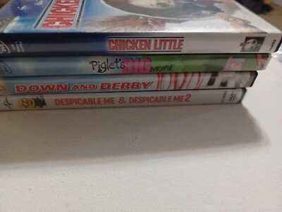 Chicken Little & More 4 DVD Lot Kids & Family GOOD USED CONDITION - Image 1 of 4