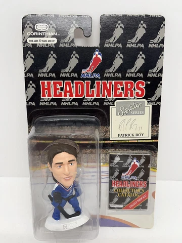 NHL Headliners Patrick Roy 3” Action Figure Avalanche 1996 Corinthian New Cover
