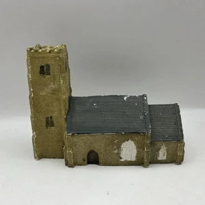 SD Mouldings N Gauge Stone / Plaster Painted Village Church for Model Railway - Picture 1 of 14