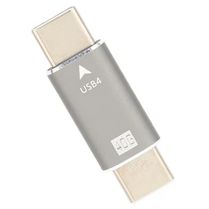 Type C Adapter Male To Male 40Gbps Fast Transmission Strong Compatibility Com FY - Zdjęcie 1 z 22