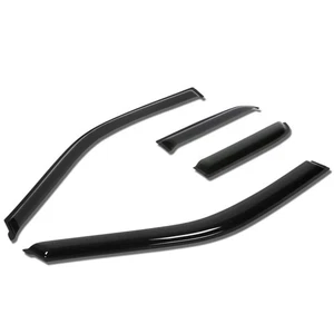 Vent Shade Window Visors Ford F150/F250/F350 SD Super Cab 4pcs Dark Smoke - Picture 1 of 5