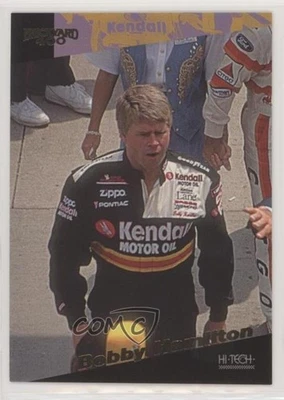 1995 Hi-Tech Brickyard 400 Gold Foil Bobby Hamilton #49 - Image 1 of 2