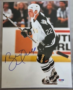 Brett Hull Signed Autograph 8x10 PSA Dallas Stars Stanley Cup Blues Wings BOLD - Picture 1 of 1