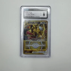 Pokemon Giratina VSTAR (Secret) 212/196 Swsh11: Lost Origin Gold Holo CGC 9 Mint - Picture 1 of 2