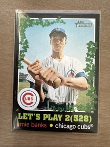 2020 Topps Heritage High Number Let's Play 2 #LP2-4 Ernie Banks HOF Chicago Cubs - Foto 1 di 2