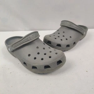 Crocs Zapatos Mujer 8 Hombre 6 Clásicos Zueco Gris Cómodo Informal Planos - Imagen 1 de 5