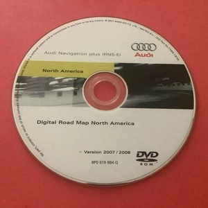 Audi Navigation Plus (RNS-E) DVD NORTH AMERICA 8P0919884Q - Version 2007-2008 - Picture 1 of 4