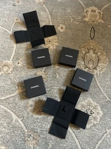 Chanel Empty Square Boxes Lot of 4 3.31” x 3.31” x 1.19” - Picture 1 of 1