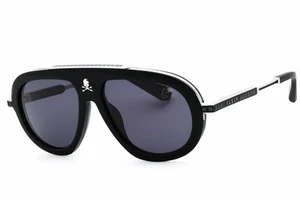Gafas de sol PHILIPP PLEIN SPP151W 0703 marco negro lentes grises 57 mm - Imagen 1 de 4