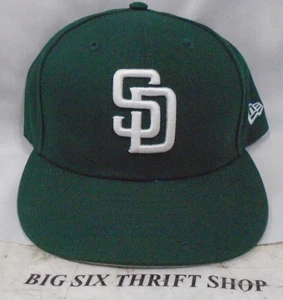 Gorra gorra de béisbol con cierre a presión de los Padres de San Diego MLB New Era 9FIFTY - Imagen 1 de 5