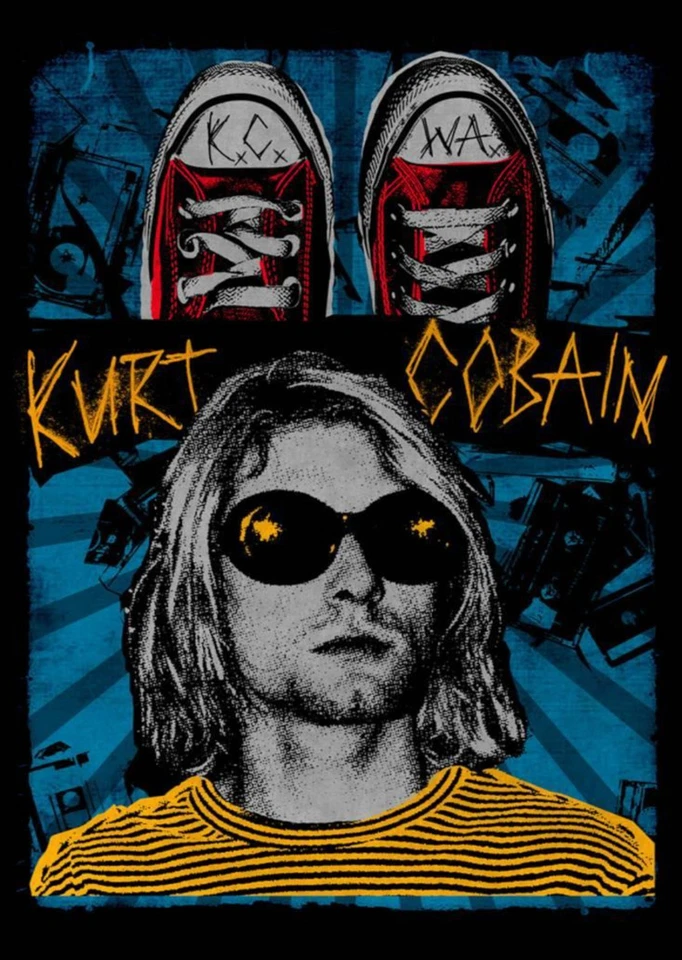 Nirvana - Kurt is Blue -  A4 Mini Print/Poster - Image 1 of 1
