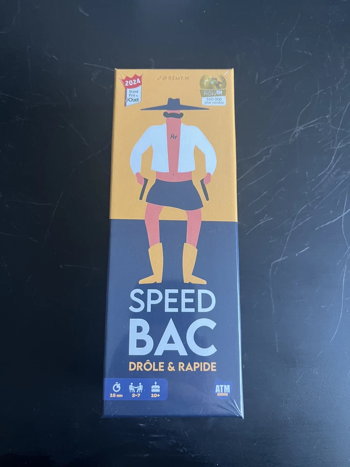 SPEED BAC Jaune jeu d'ambiance drôle, délirant et rapide jeu de cartes - Photo 1/4