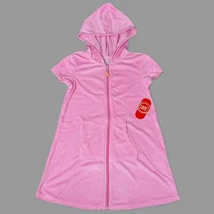WONDER NATION Youth Swimwear Cover Up Sz- M (7-8) Strawberry Cream 52469 - Picture 1 of 17