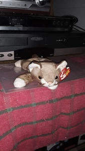 Beanie Baby (Set Of 3) Pounce the Cat / Ty / - Picture 1 of 8