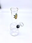 6 Inch Mini Bubbler Bong Hookah, Water Pipe With Different Stickers